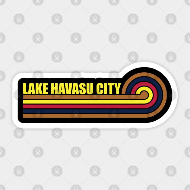 Lake Havasu City Arizona horizontal sunset 2 Sticker by DPattonPD